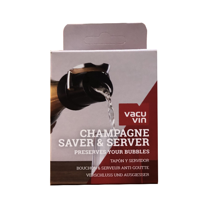 Vacuvin Bouchons de mousseux/champagne Saver Noir