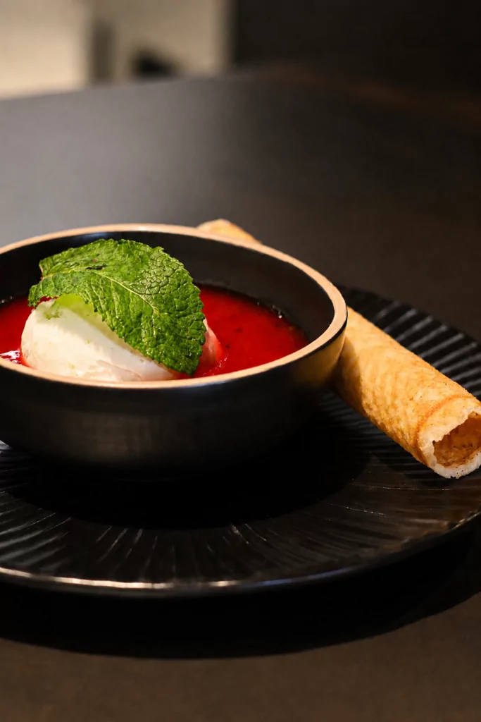 Une assiette du chef