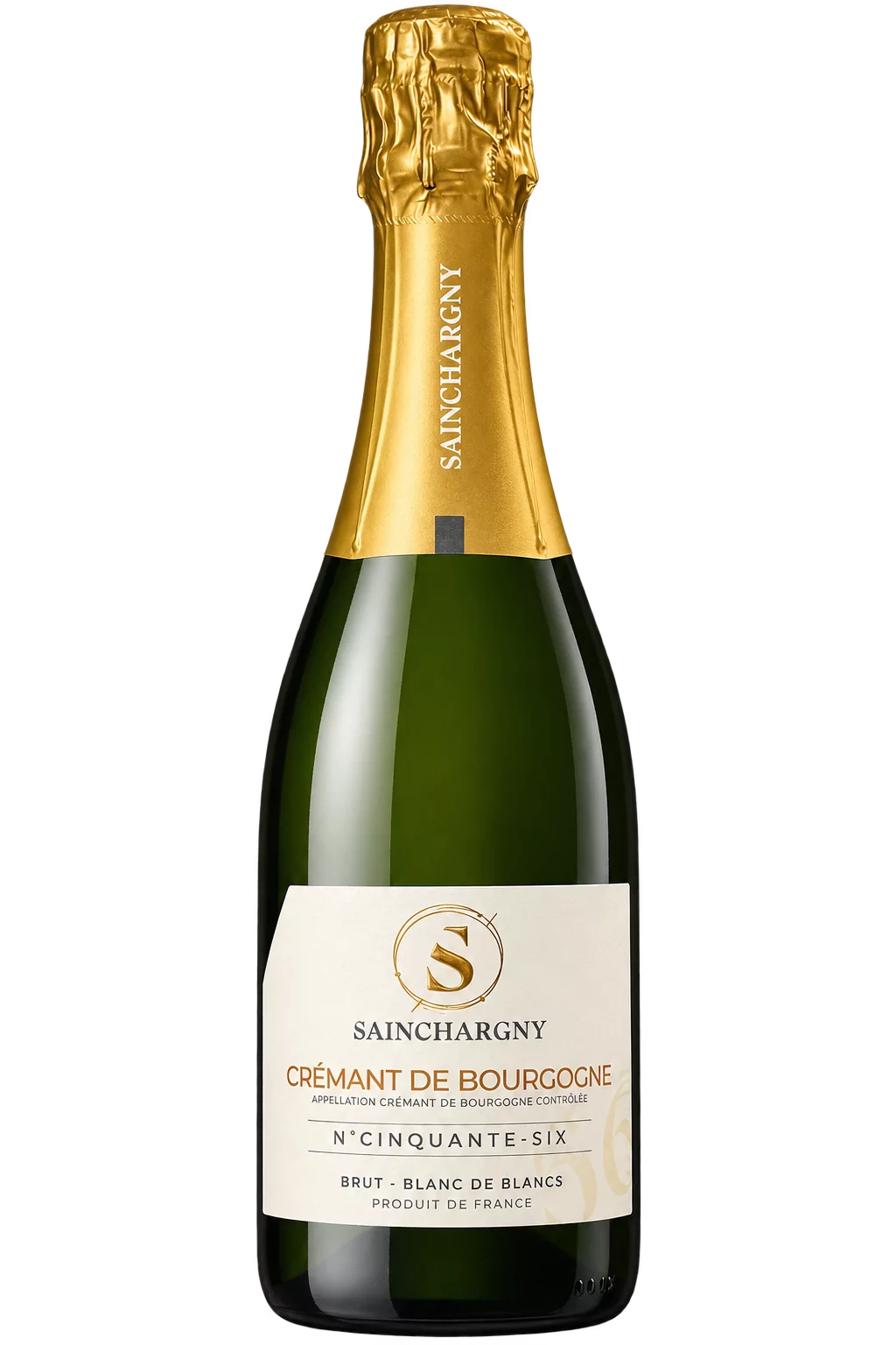Crémant de Bourgogne « N°56 » Blanc de Blancs, Cave de Lugny — demi-bouteille 37,5 cl