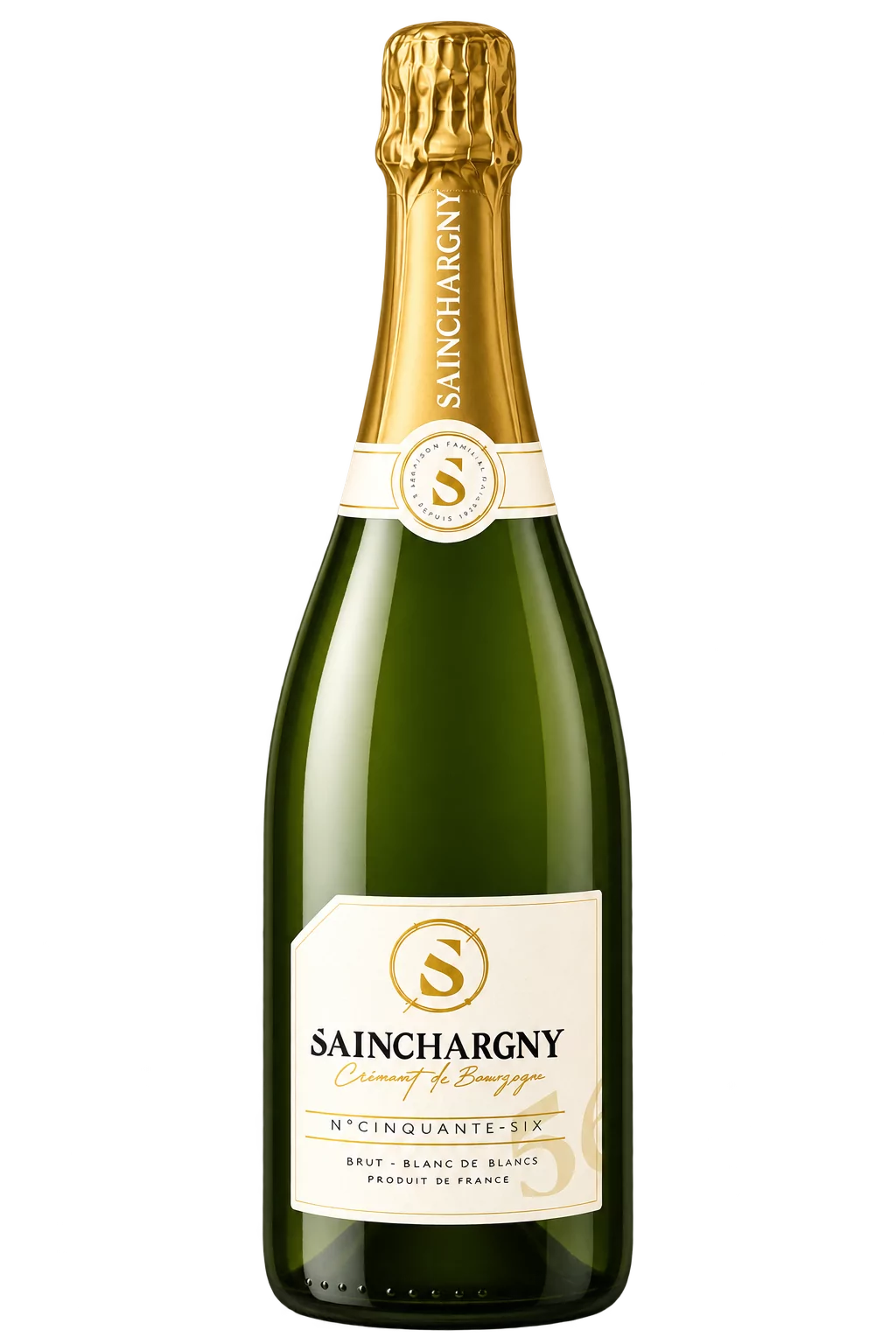 Crémant de Bourgogne « N°56 » Blanc de Blancs, Cave de Lugny — bouteille 75 cl