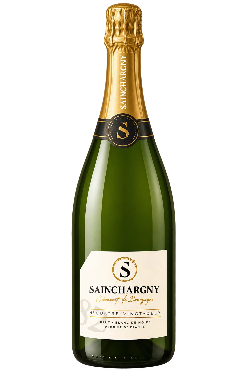Bouteille 75 cl de Crémant de Bourgogne « N°82 » Blanc de Noirs, Cave de Lugny