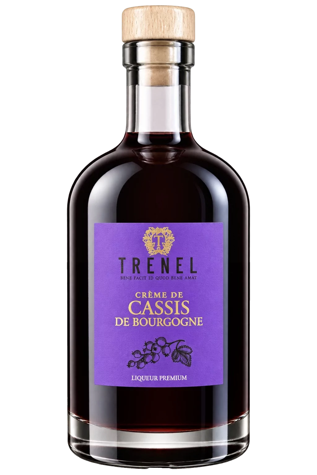 Crème de Cassis de Bourgogne, Trénel — bouteille 50 cl