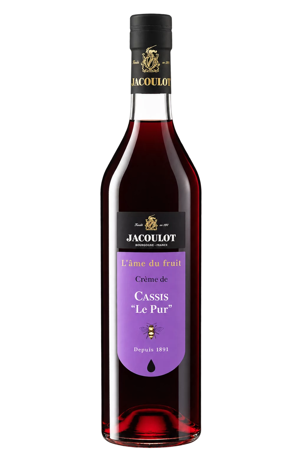 Crème de Cassis « Le Pur », Jacoulot — bouteille 70 cl