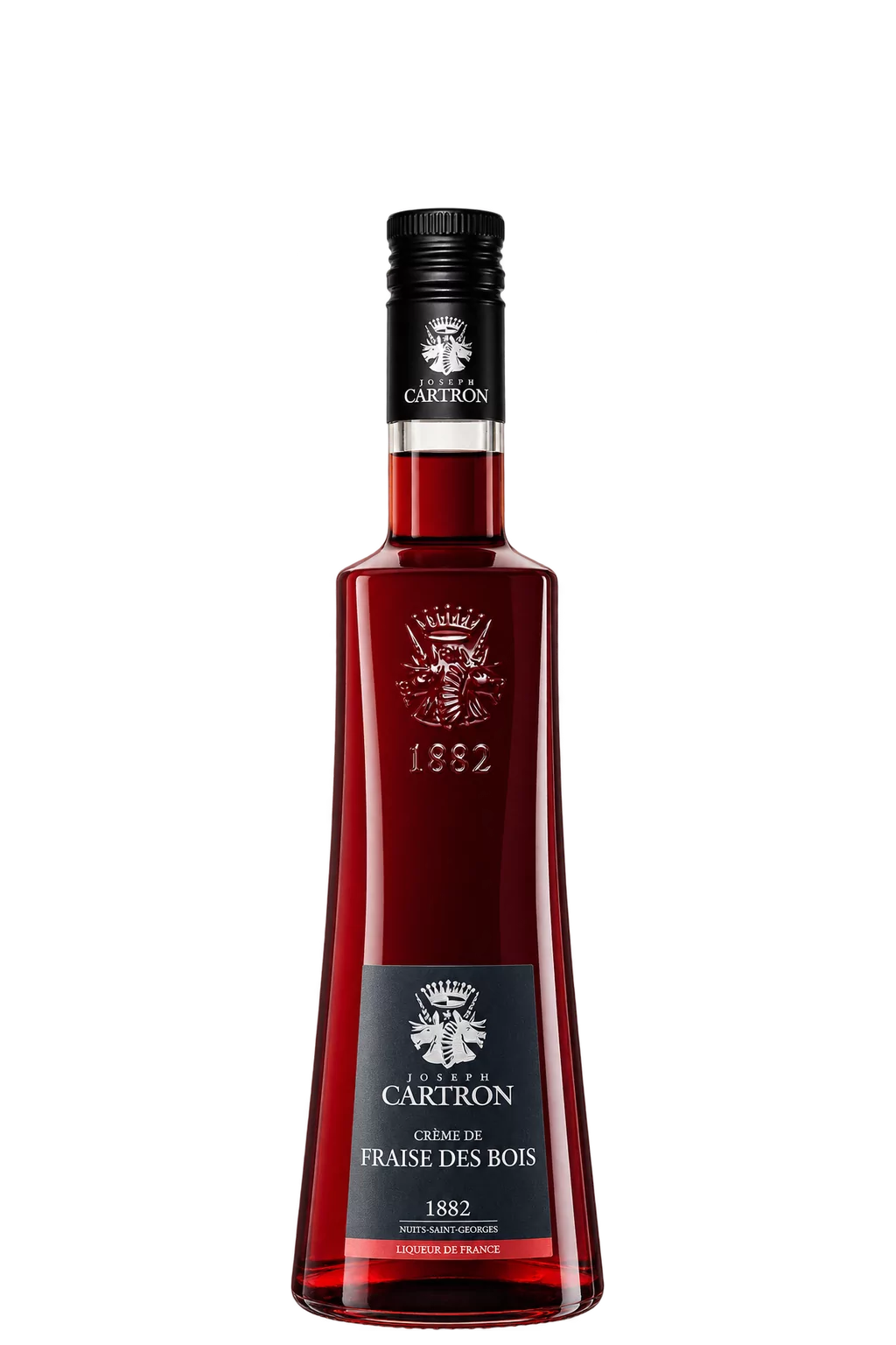 Crème de Fraise des Bois, Joseph Cartron — bouteille 50 cl