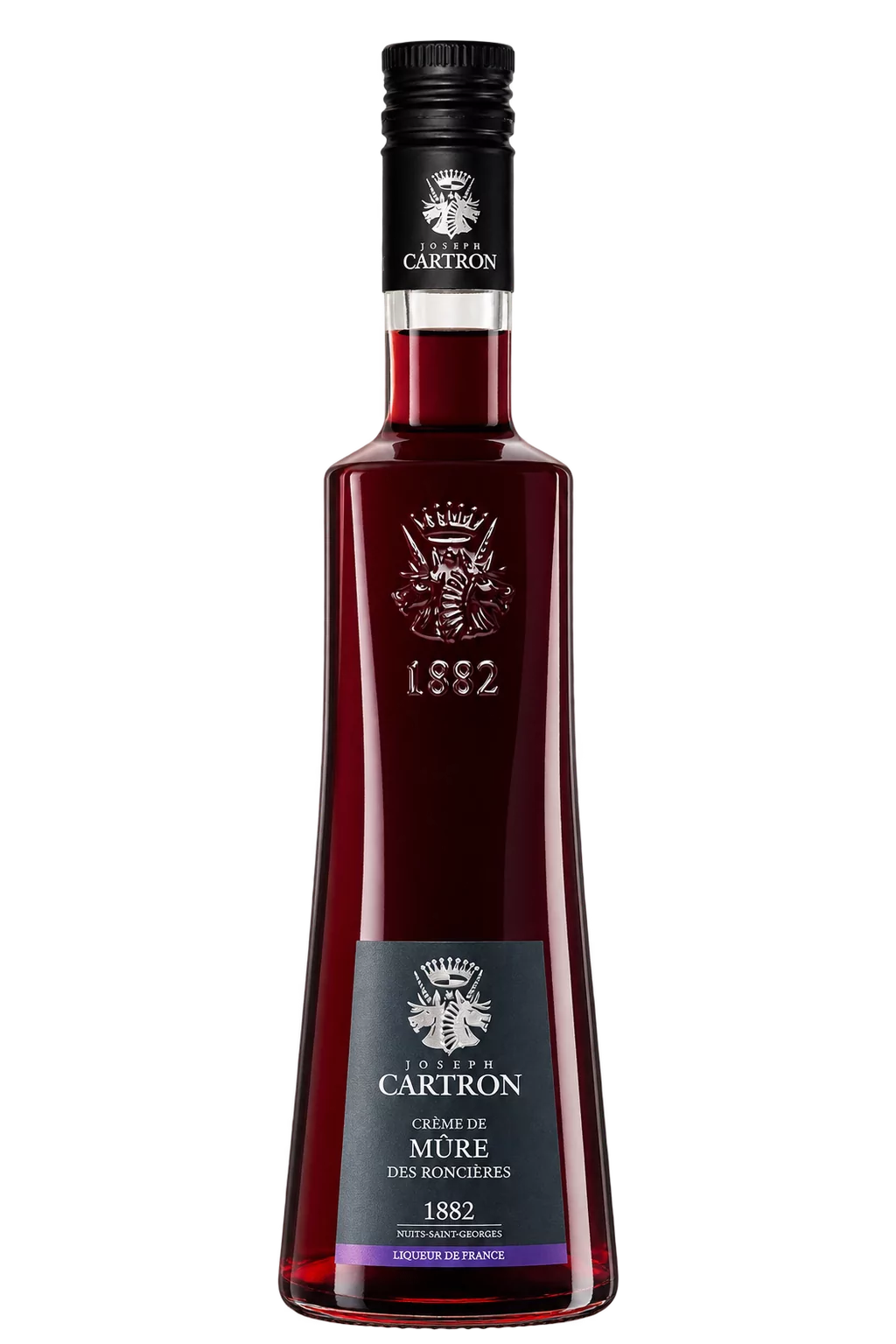Crème de Mûre des Roncières, Joseph Cartron — bouteille 70 cl
