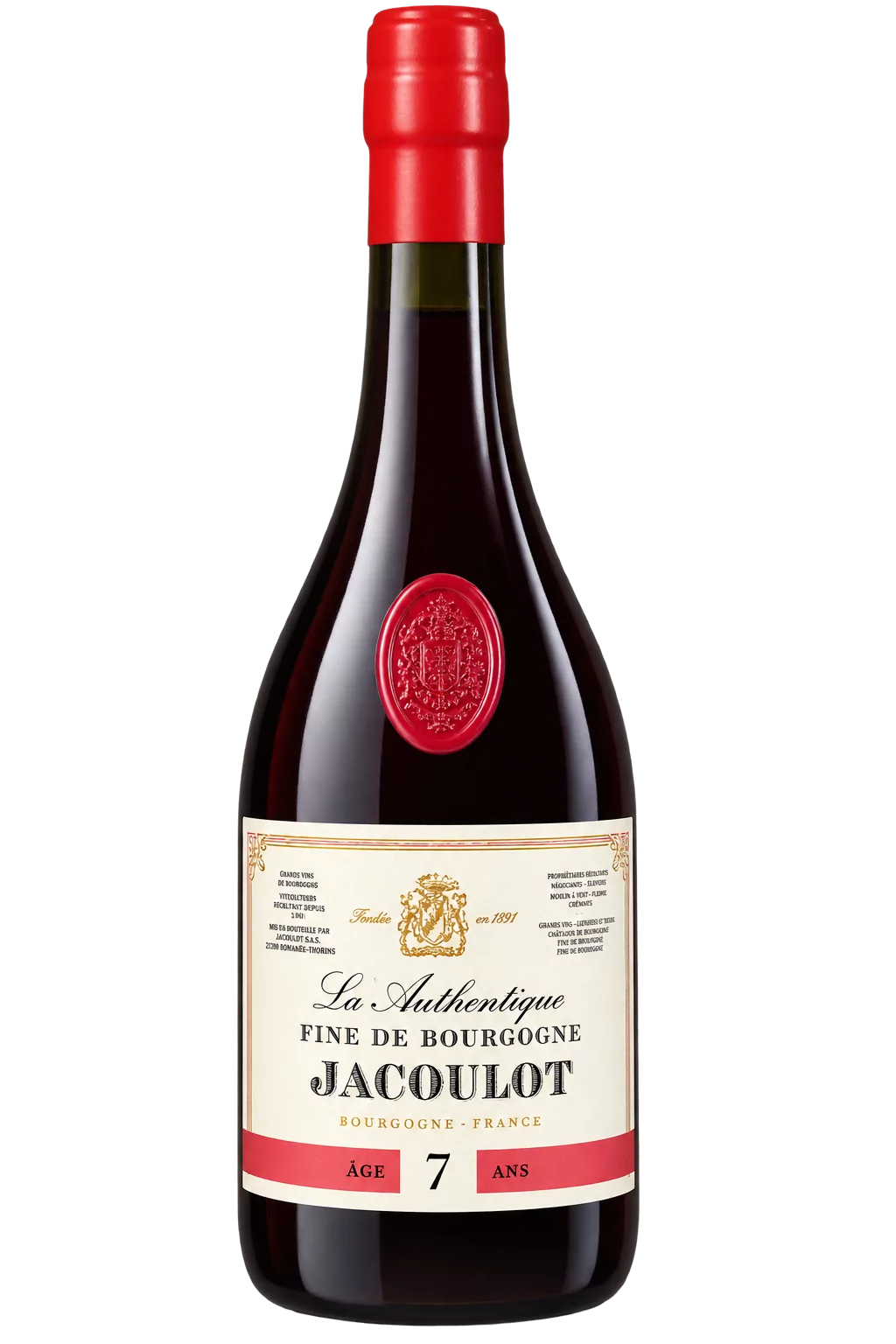 Fine de Bourgogne L’Authentique 7 ans, Jacoulot — bouteille 70 cl