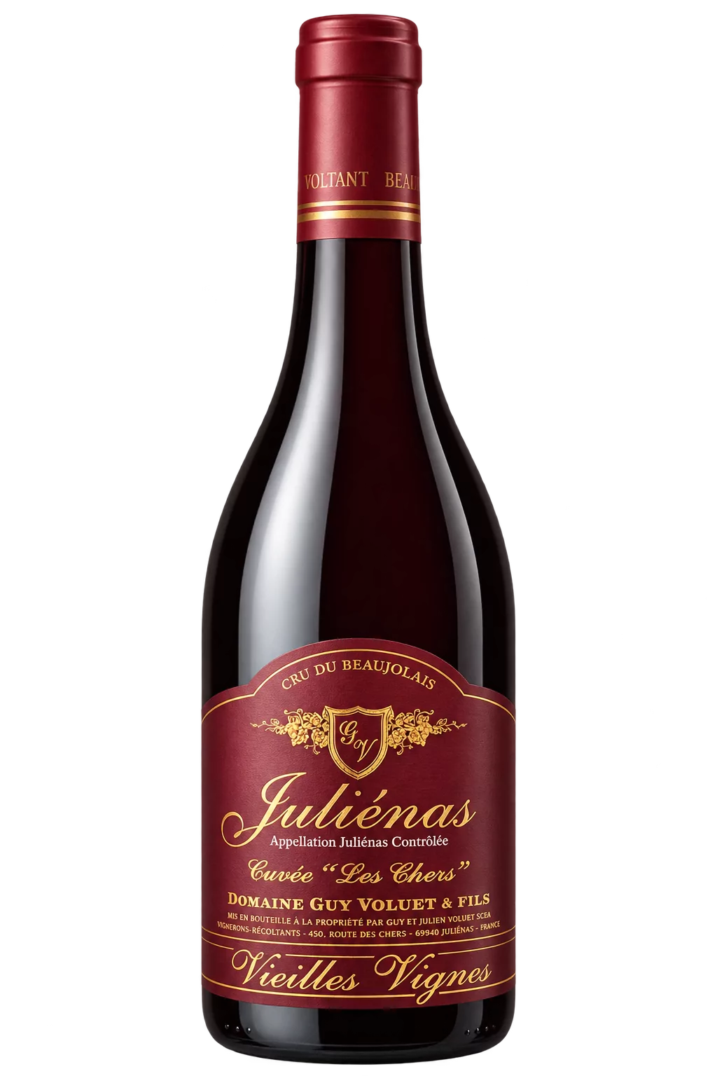 Juliénas « Les Chers », Domaine Guy Voluet & Fils — demi-bouteille 37,5 cl