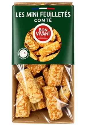 Les Mini Feuilletés Comté, Bon Vivant — sachet 75 g