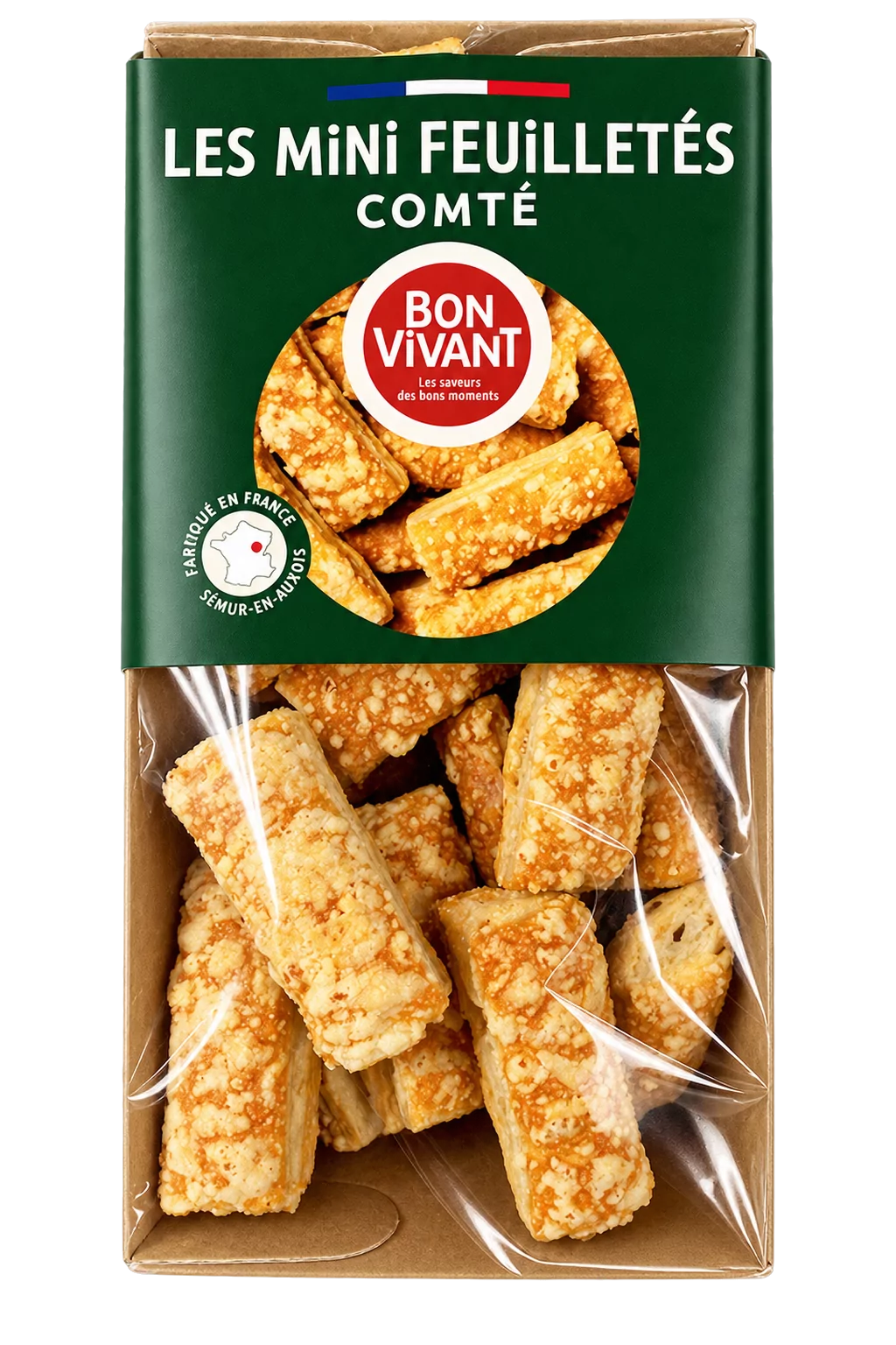 Les Mini Feuilletés Comté, Bon Vivant — sachet 75 g