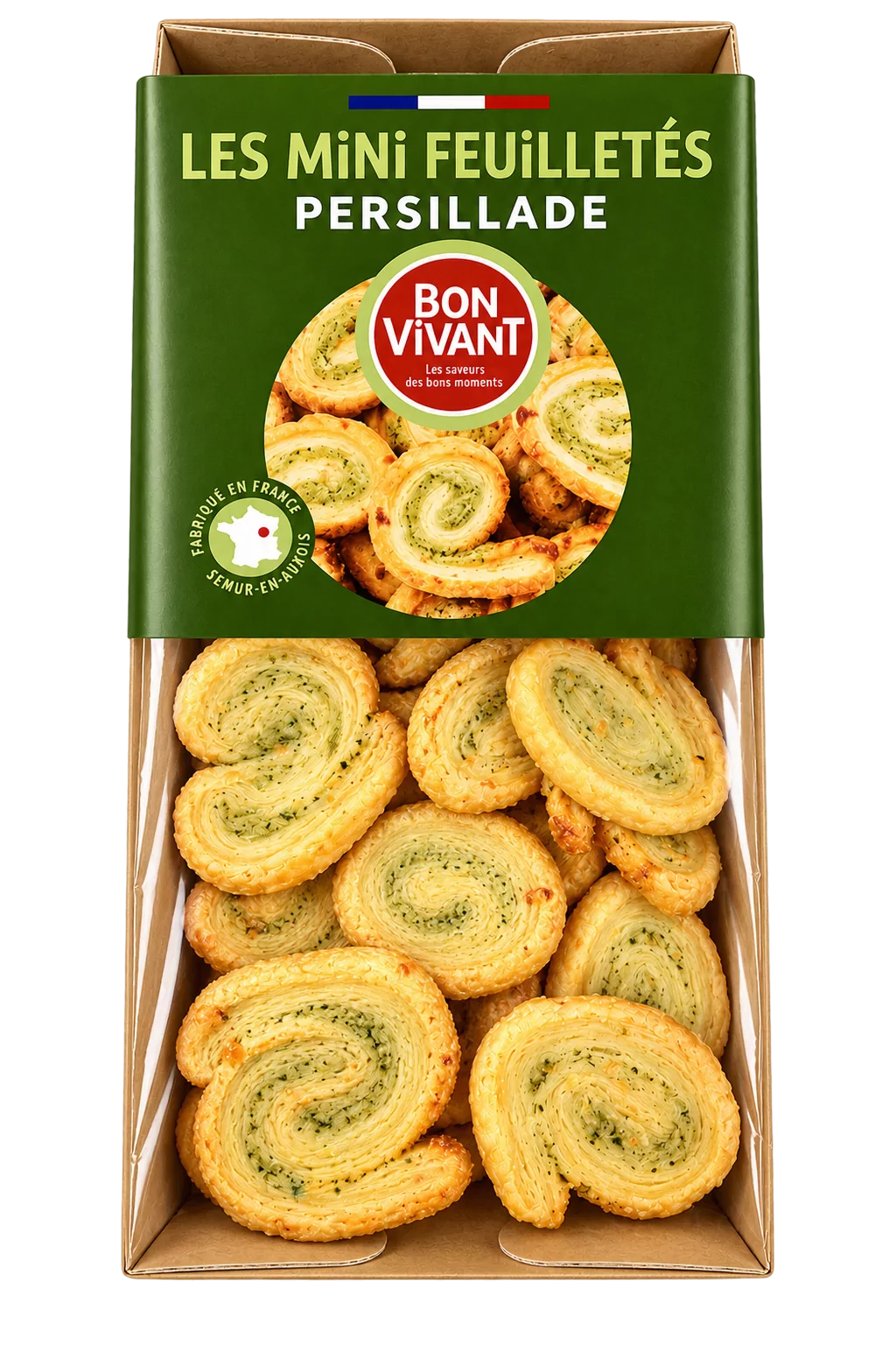 Les Mini Feuilletés Persillade, Bon Vivant — sachet 75 g