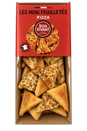 Les Mini Feuilletés Pizza, Bon Vivant — sachet 60 g