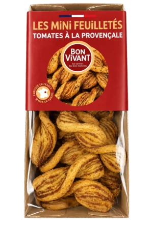 Les Mini Feuilletés Tomates à la Provençale, Bon Vivant — sachet 60 g