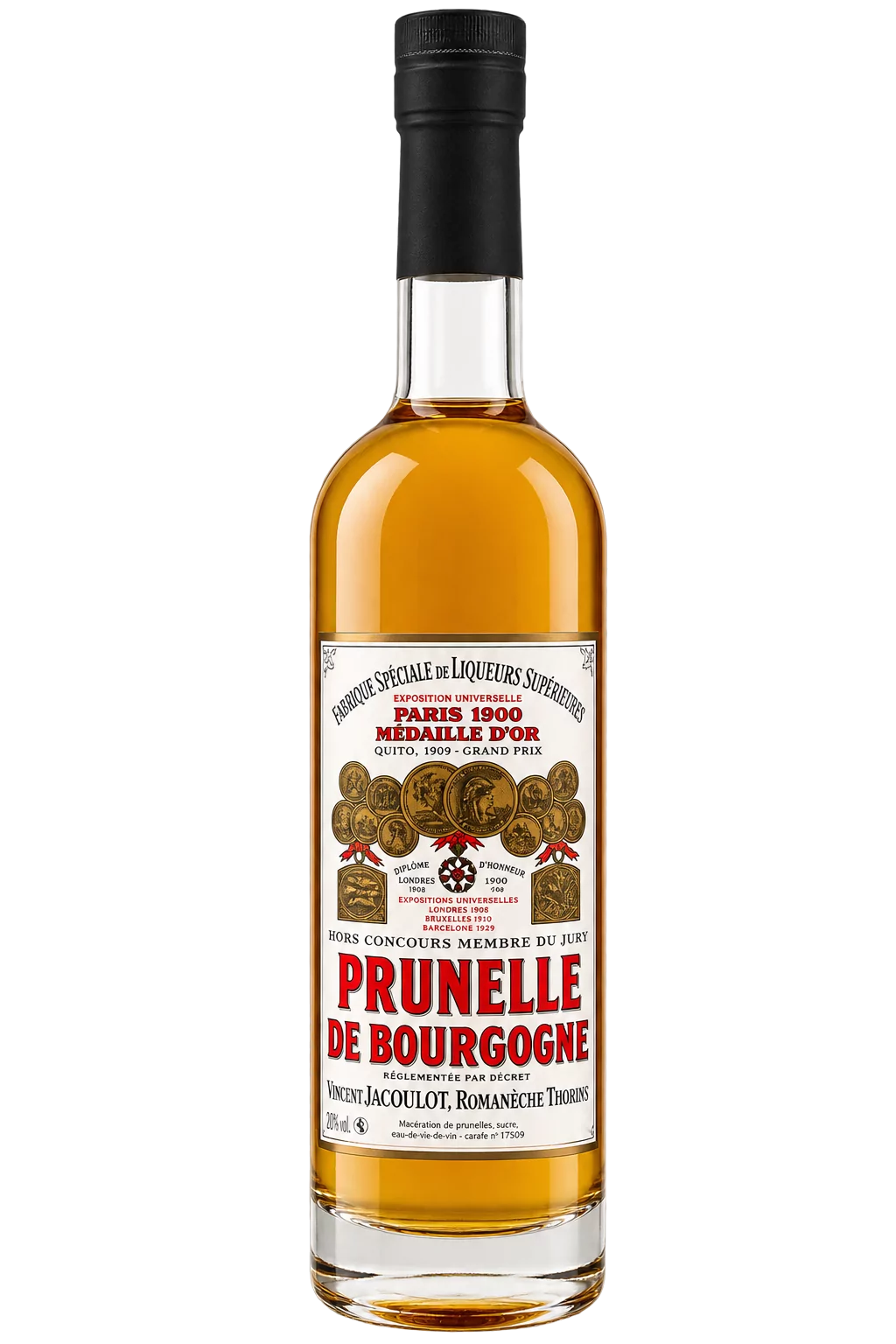 Liqueur de fruits Prunelle de Bourgogne, Jacoulot — bouteille 35 cl