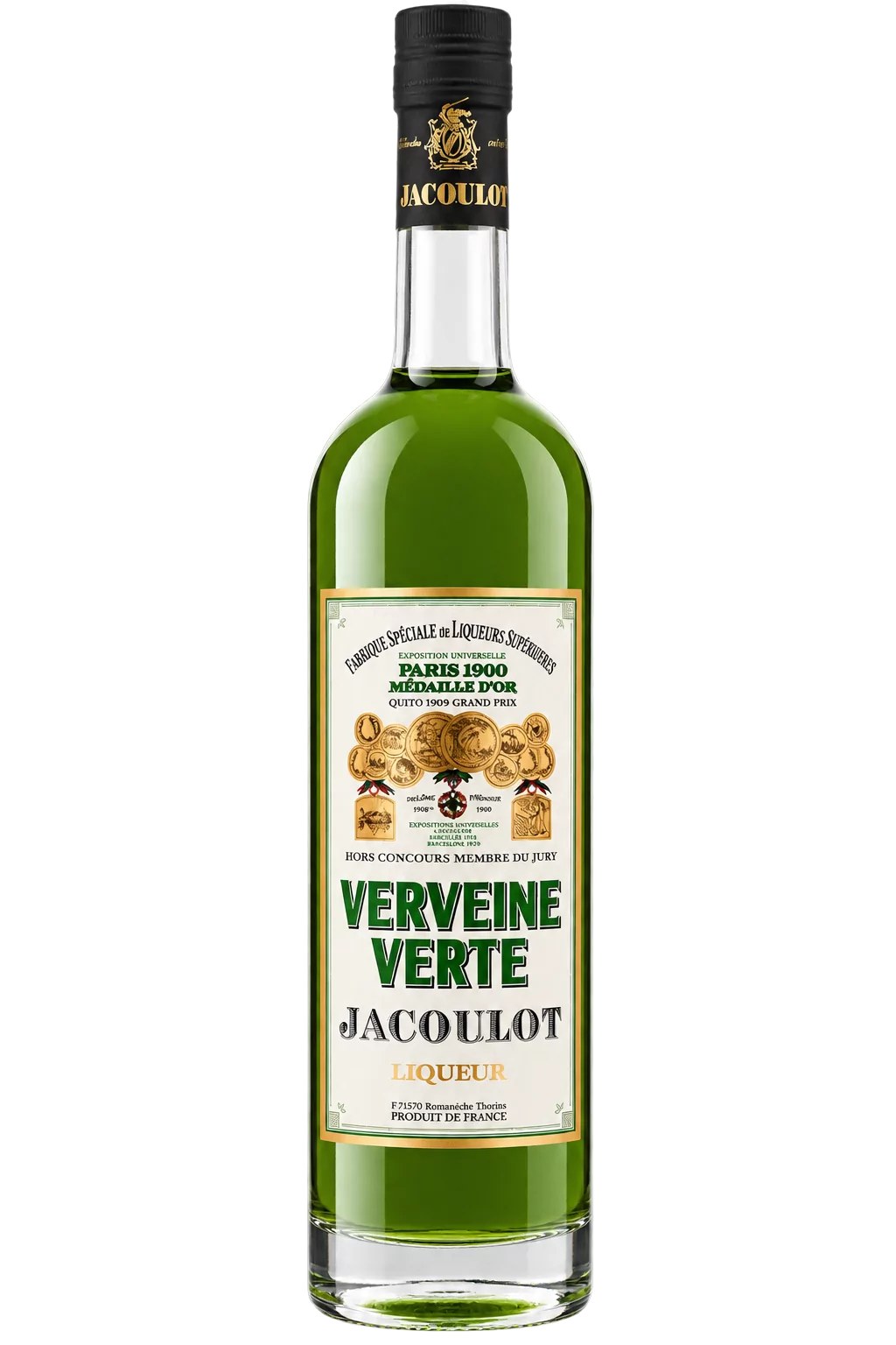 Liqueur de plantes Verveine Verte, Jacoulot — bouteille 70 cl
