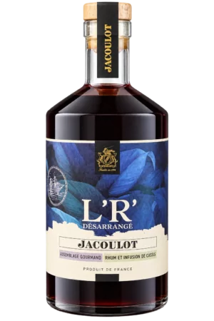 L’R’ Désarrangé, rhum et infusion de cassis, Jacoulot — bouteille 70 cl