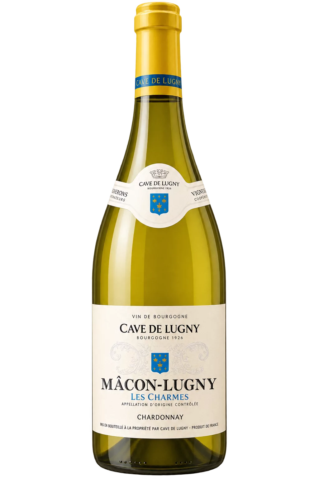 Bouteille 75 cl de Mâcon-Lugny « Les Charmes », Cave de Lugny