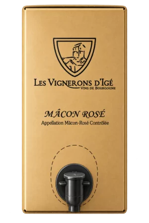 Bag-in-Box de Mâcon Rosé, Les Vignerons d’Igé