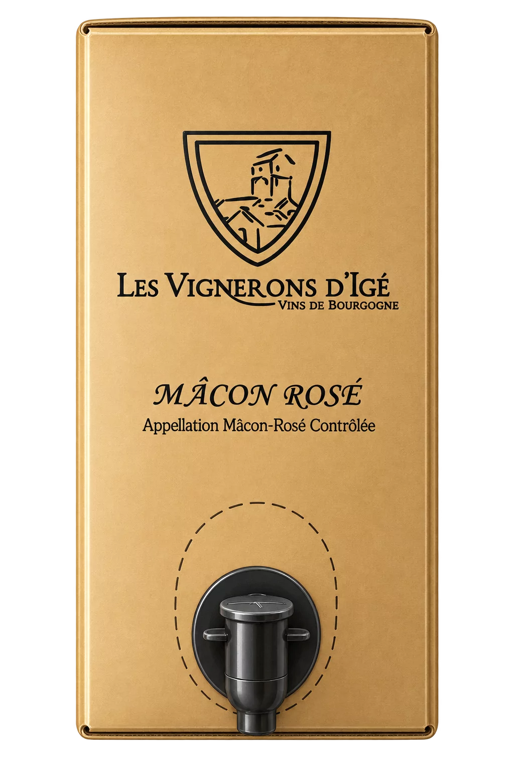 Bag-in-Box de Mâcon Rosé, Les Vignerons d’Igé