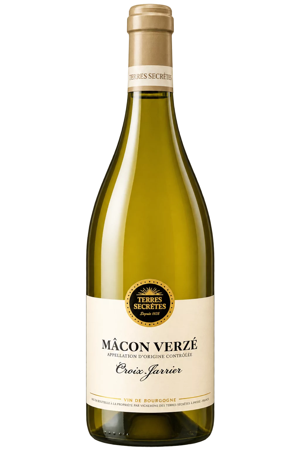 Bouteille 75 cl de Mâcon-Verzé « Croix-Jarrier », Vignerons des Terres Secrètes