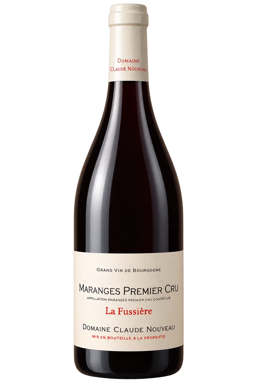 Maranges Premier Cru « La Fussière » 2023, Domaine Claude Nouveau — bouteille 75 cl
