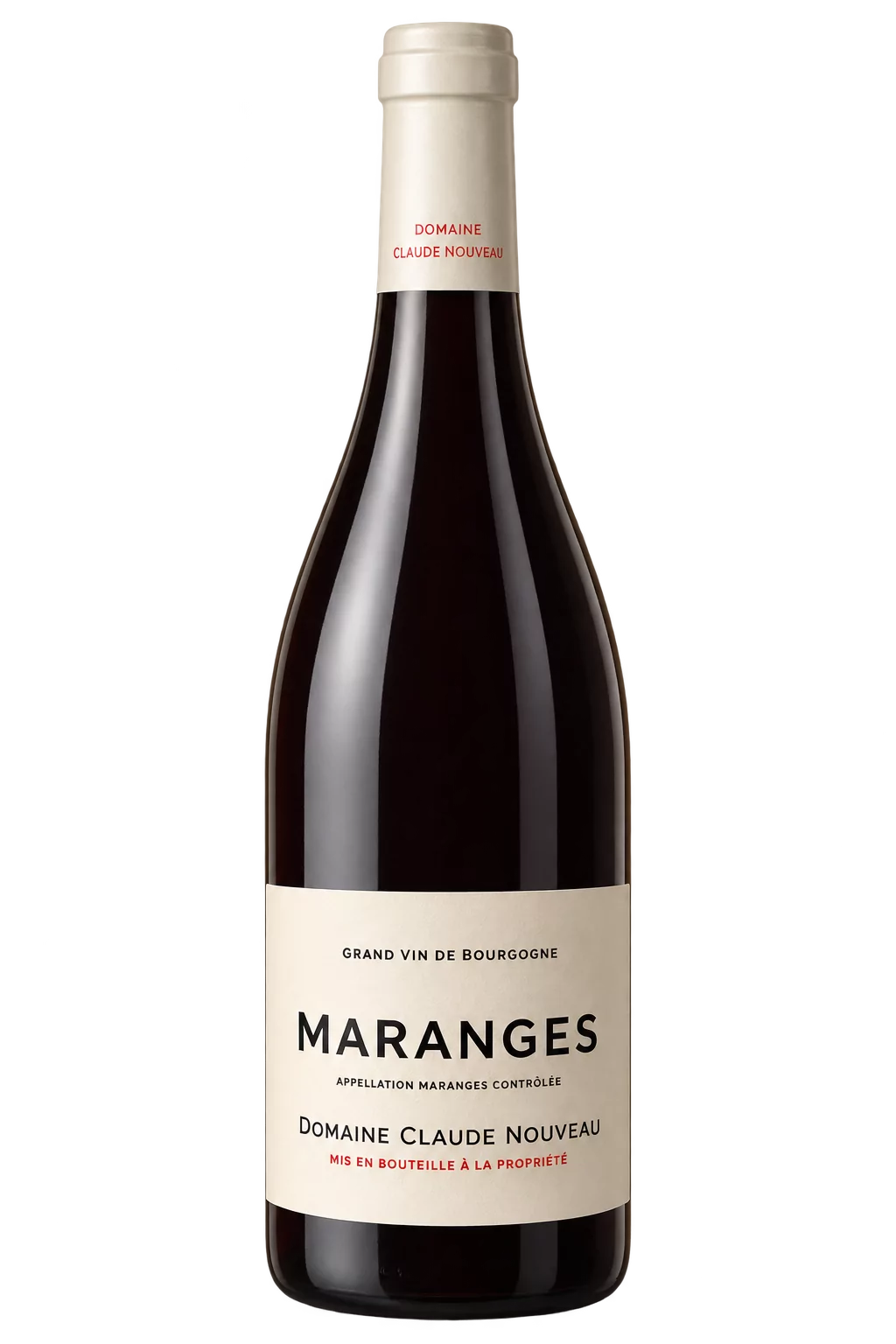 Bouteille 75 cl de Maranges rouge, Domaine Claude Nouveau
