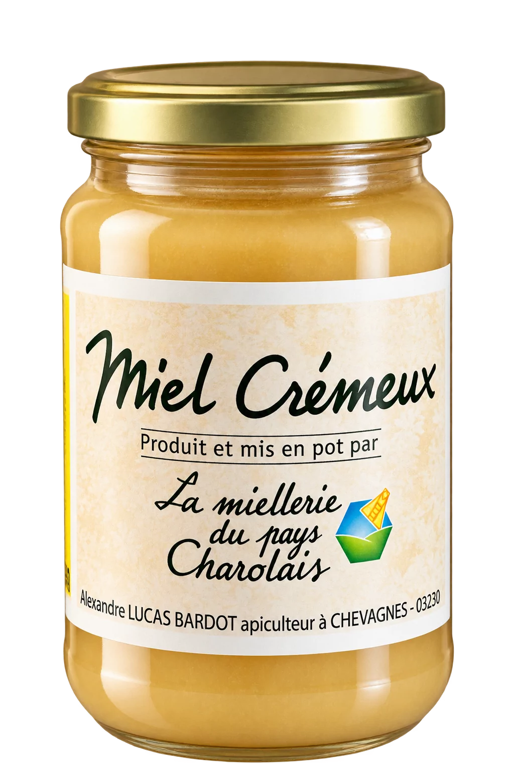 Miel Crémeux, La Miellerie du Pays Charolais — pot 500 g