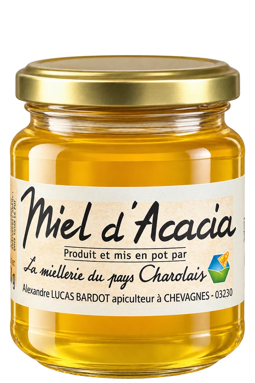 Miel d’Acacia, La Miellerie du Pays Charolais — pot 250 g