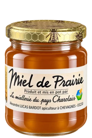 Miel de Prairie, La Miellerie du Pays Charolais — pot 250 g
