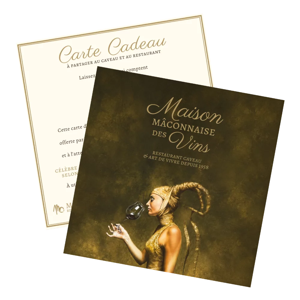 Carte cadeau de la Maison Mâconnaise des Vins