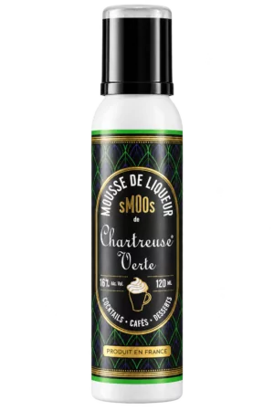 Mousse de liqueur de Chartreuse Verte, Smoos — flacon 120 ml
