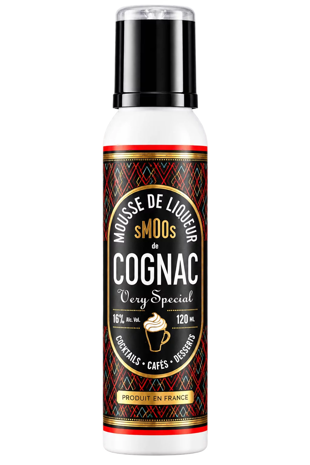 Mousse de liqueur de Cognac VS, Smoos — flacon 120 ml