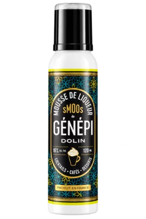Mousse de liqueur de Génépi Dolin, Smoos — flacon 120 ml