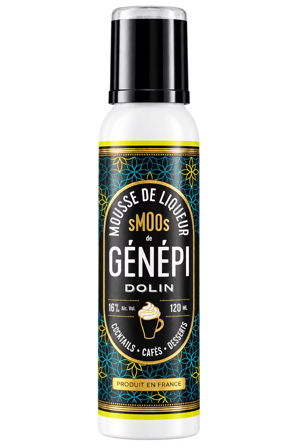 Mousse de liqueur de Génépi Dolin, Smoos — flacon 120 ml