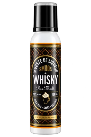 Mousse de liqueur de Whisky pur malt, Smoos — flacon 120 ml