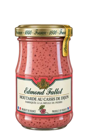 Moutarde au cassis de Dijon, Edmond Fallot — pot 105 g