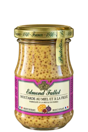 Moutarde au miel et à la figue, Edmond Fallot — pot 105 g