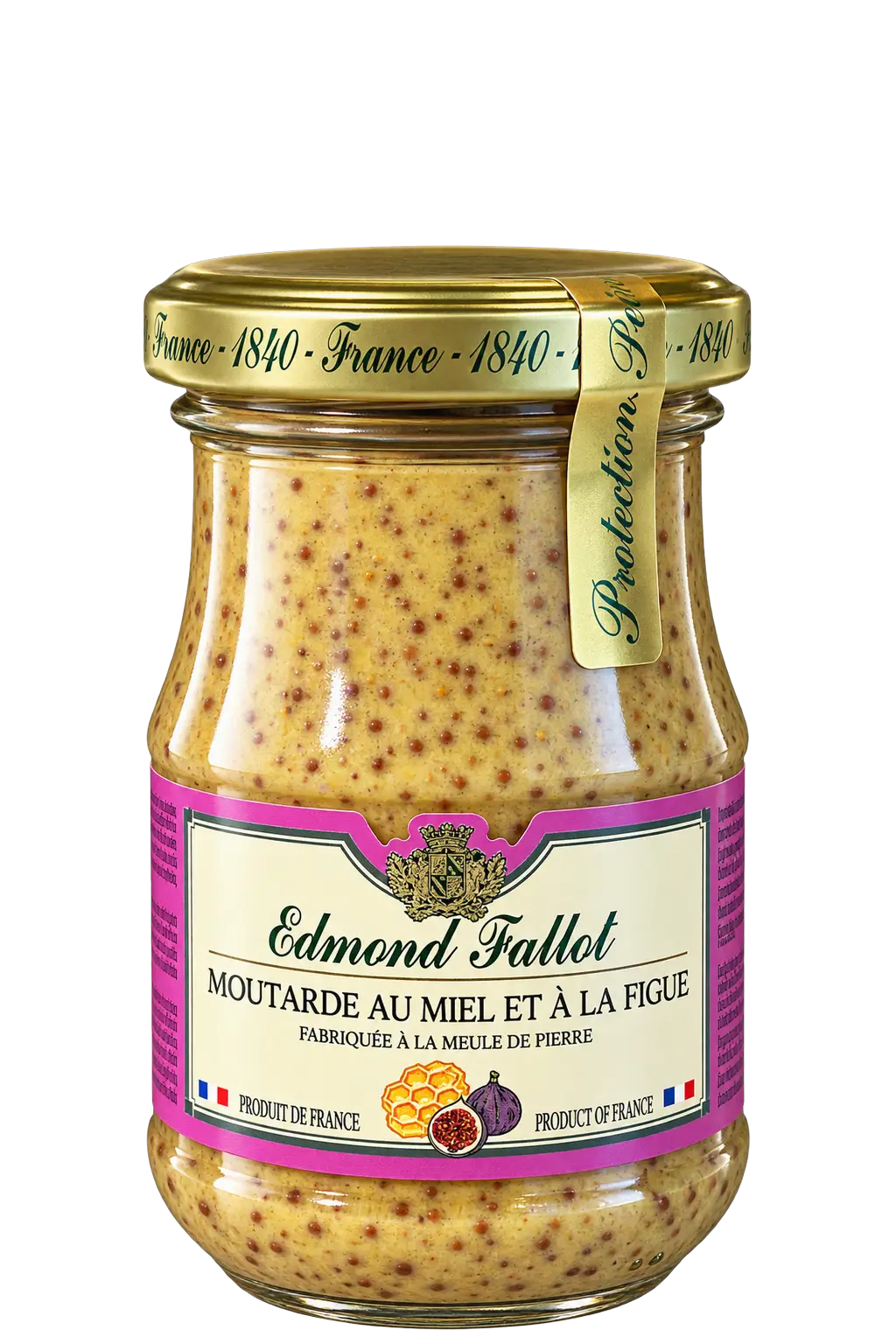 Moutarde au miel et à la figue, Edmond Fallot — pot 105 g