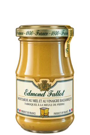 Moutarde au miel et au vinaigre balsamique, Edmond Fallot — pot 105 g