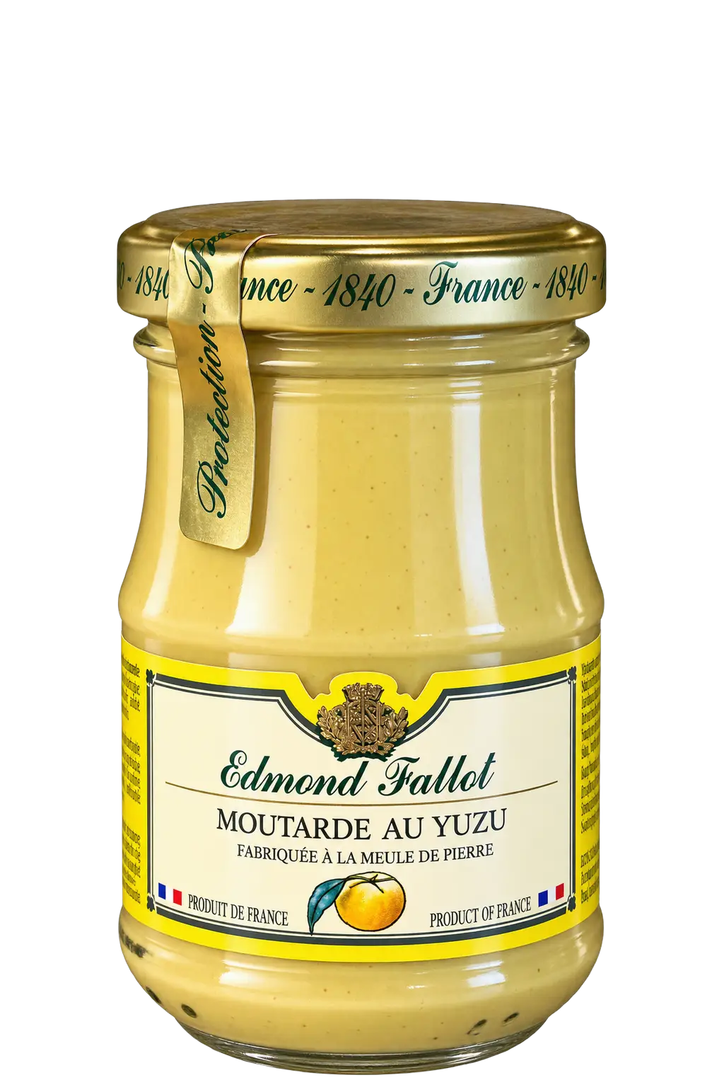 Moutarde au yuzu, Edmond Fallot — pot 105 g