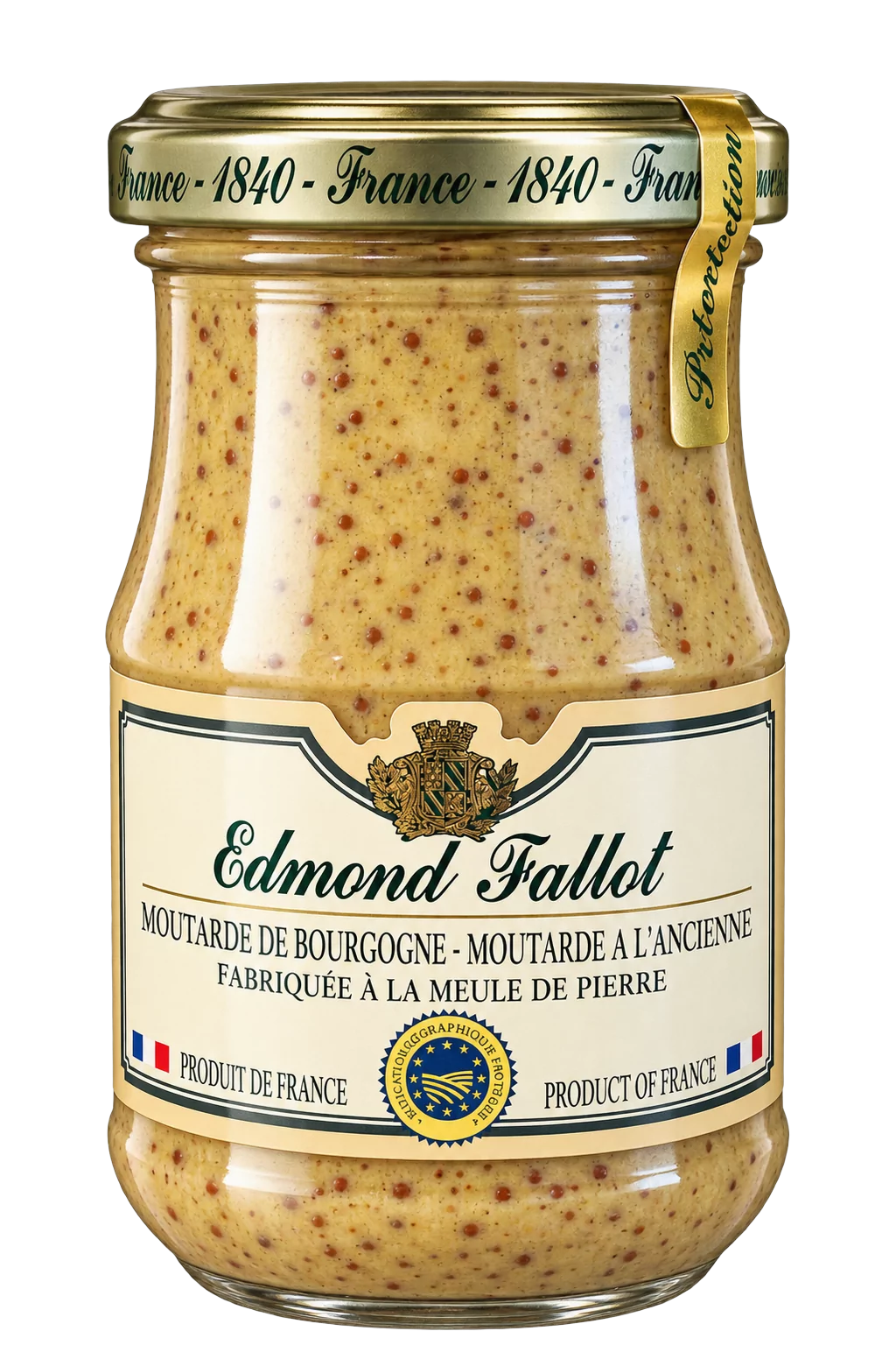 Moutarde de Bourgogne à l'ancienne, Edmond Fallot — pot 205 g