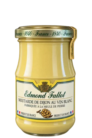 Moutarde de Dijon au vin blanc, Edmond Fallot — pot 105 g