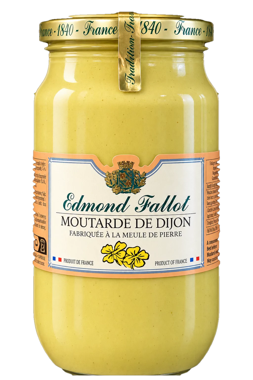 Moutarde de Dijon, Edmond Fallot — pot 850 g