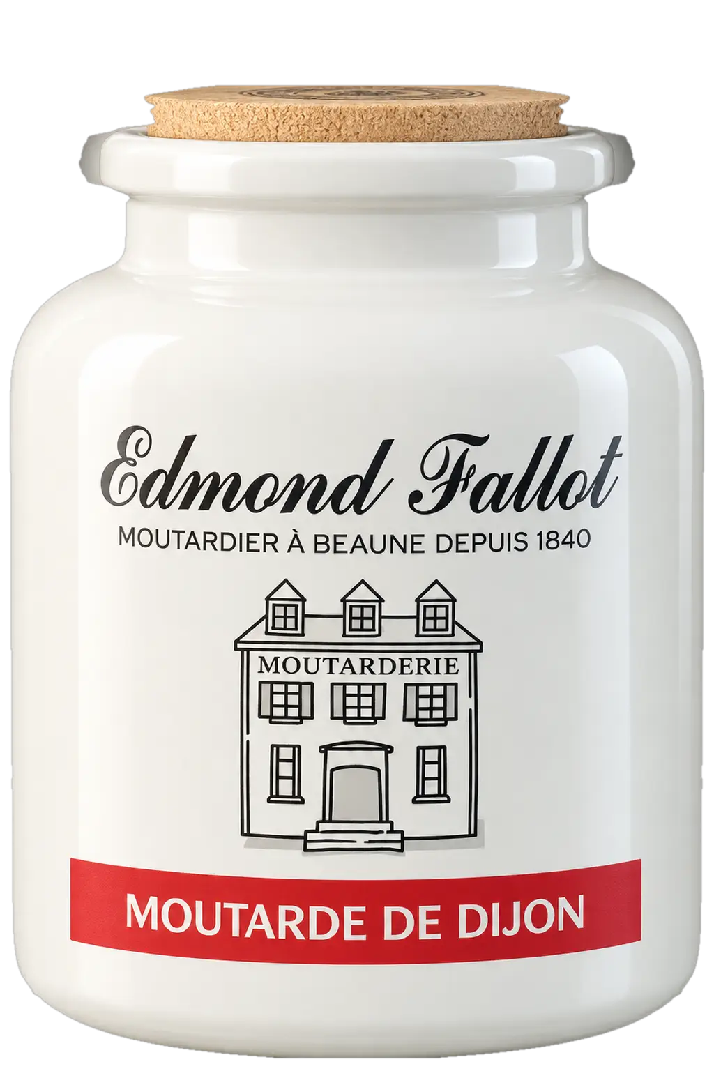 Moutarde de Dijon en pot de grès, Edmond Fallot — pot 500 g