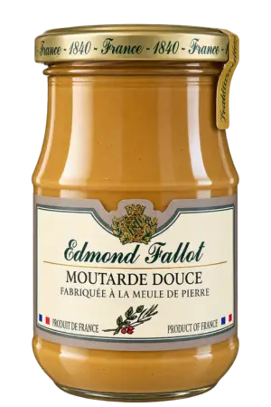 Moutarde douce, Edmond Fallot — pot 205 g