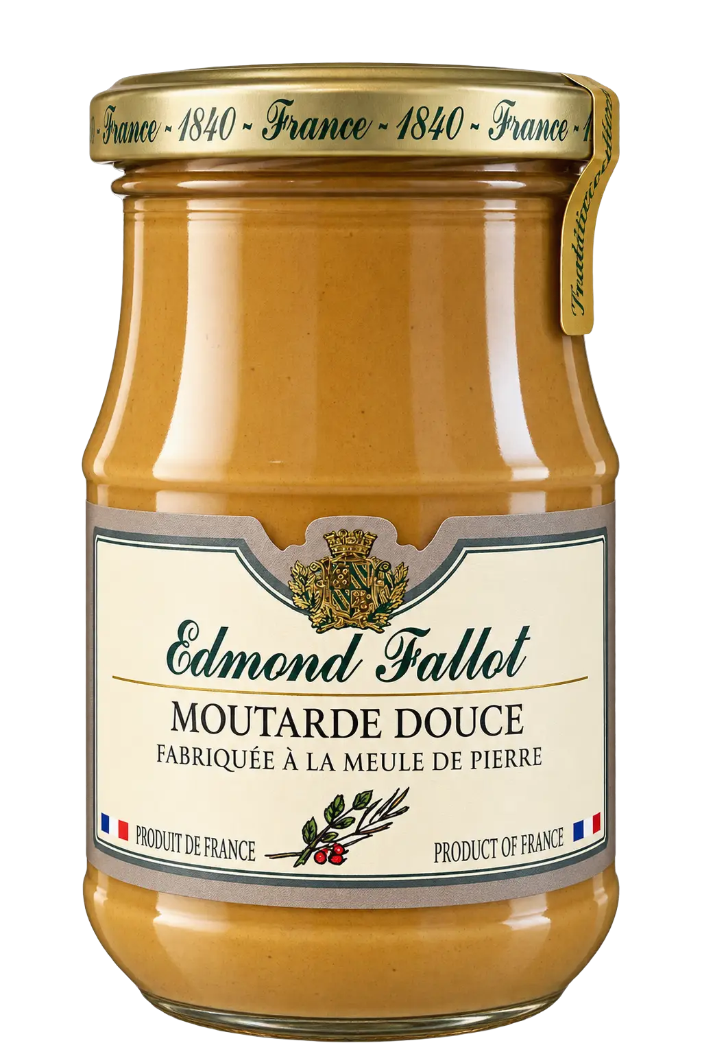 Moutarde douce, Edmond Fallot — pot 205 g