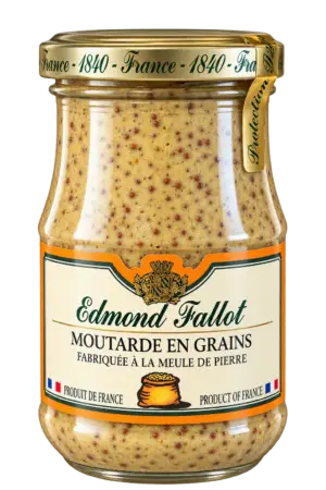 Moutarde en grains, Edmond Fallot — pot 205 g