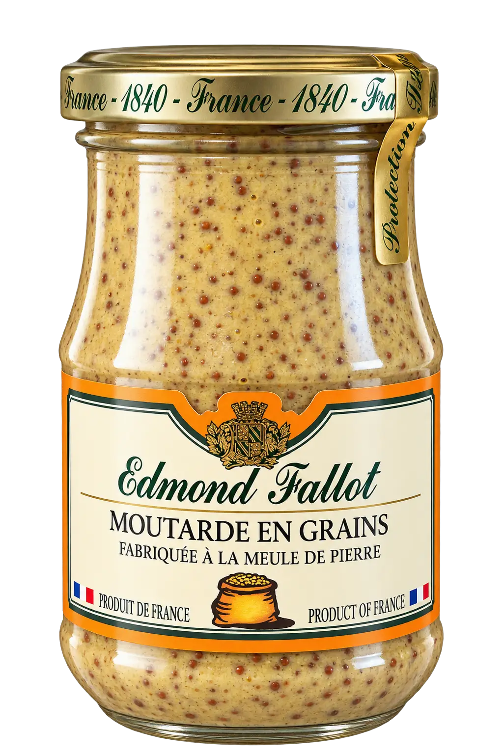 Moutarde en grains, Edmond Fallot — pot 205 g