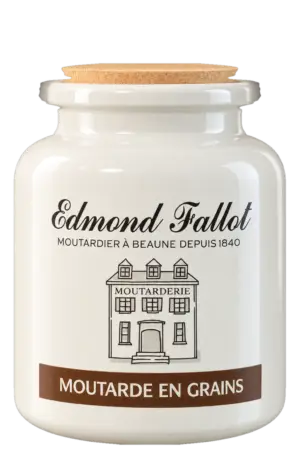 Moutarde en grains en pot de grès, Edmond Fallot — pot 250 g