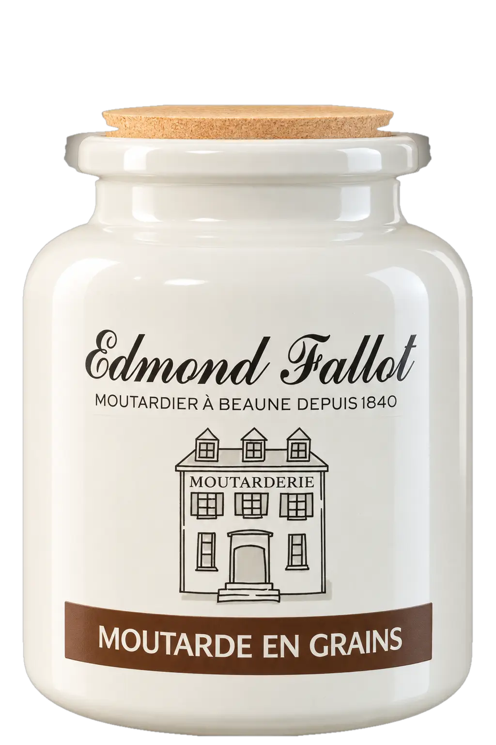 Moutarde en grains en pot de grès, Edmond Fallot — pot 250 g