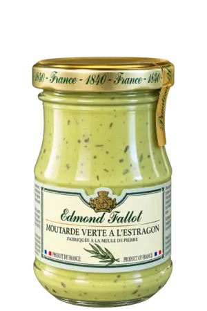 Moutarde verte à l'estragon, Edmond Fallot — pot 105 g
